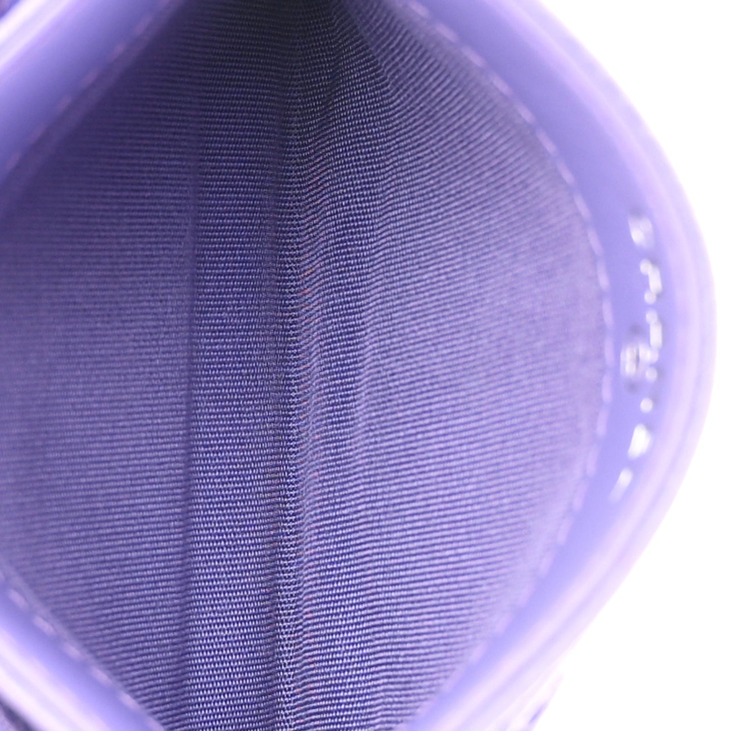 Caviar Quilted Incognito Card Holder Purple
