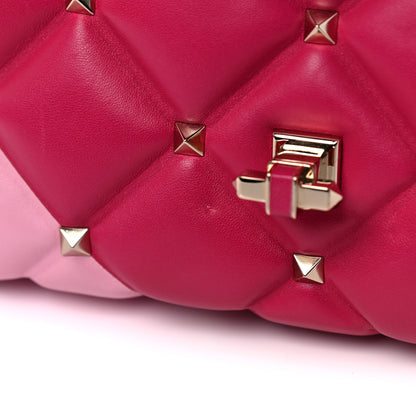 Valentino Garavani Nappa Medium Candystud Top Handle Bag Absolute Disco Pink 20 of 27