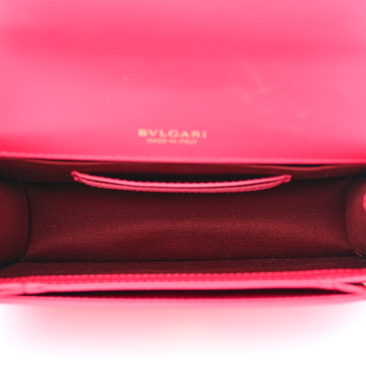 Bulgari Calfskin Serpenti Forever East West Shoulder Bag Pink 6 of 16