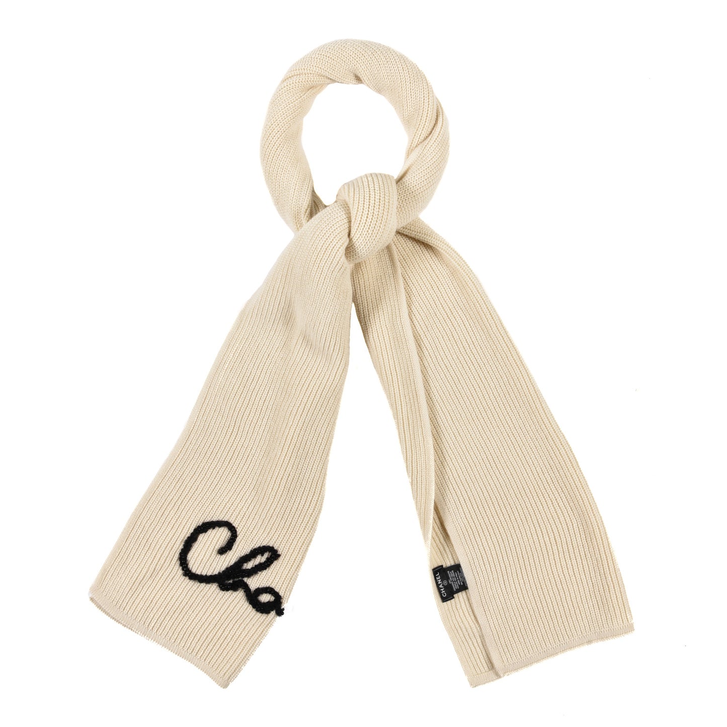 Cashmere Signature Stole Ivory