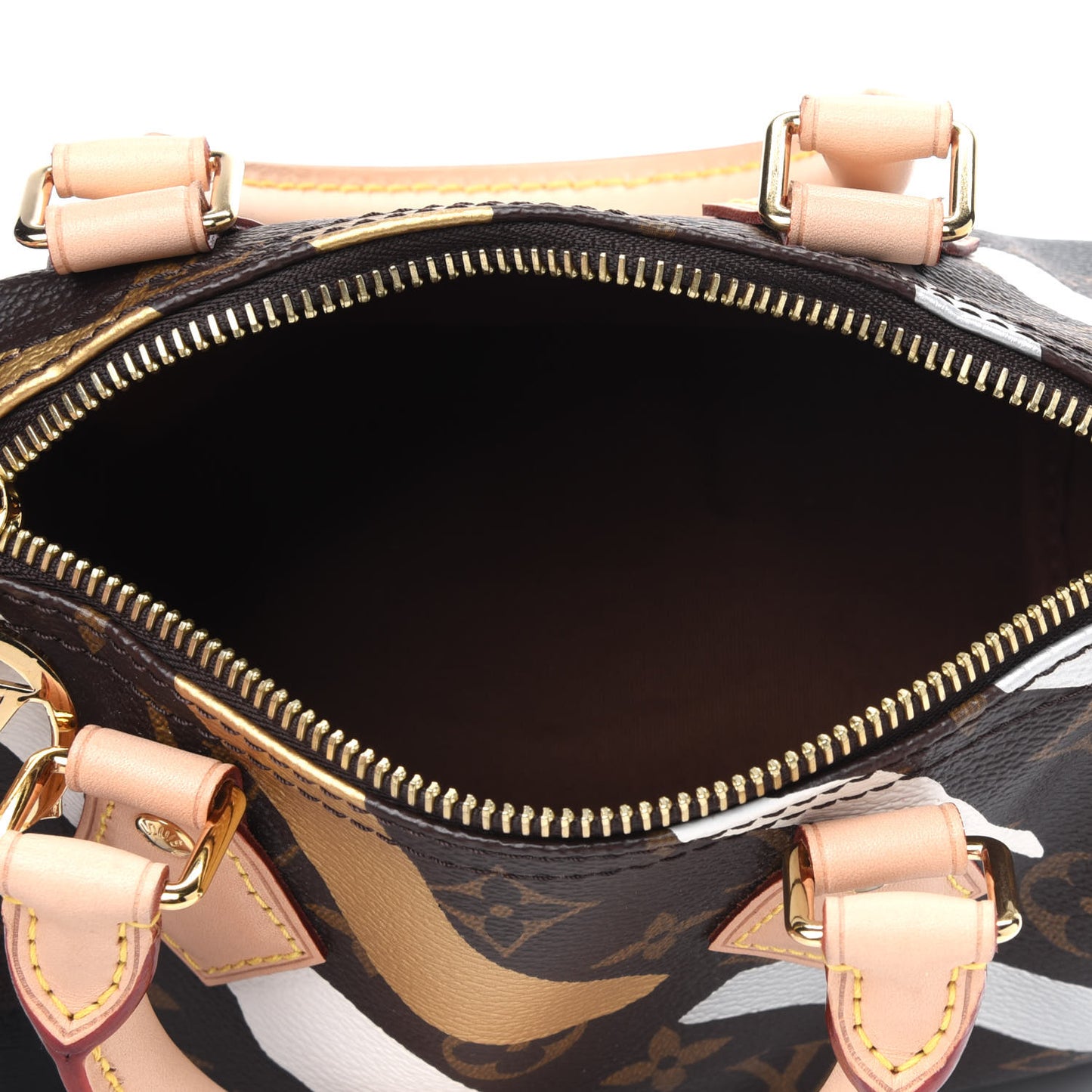 X LOL Monogram Speedy BB Gold Silver