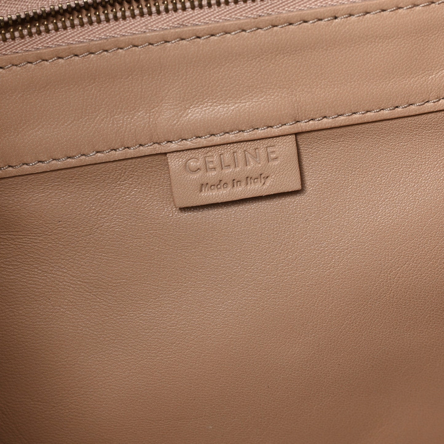 Lambskin Horizontal Bi-Cabas Nude Black