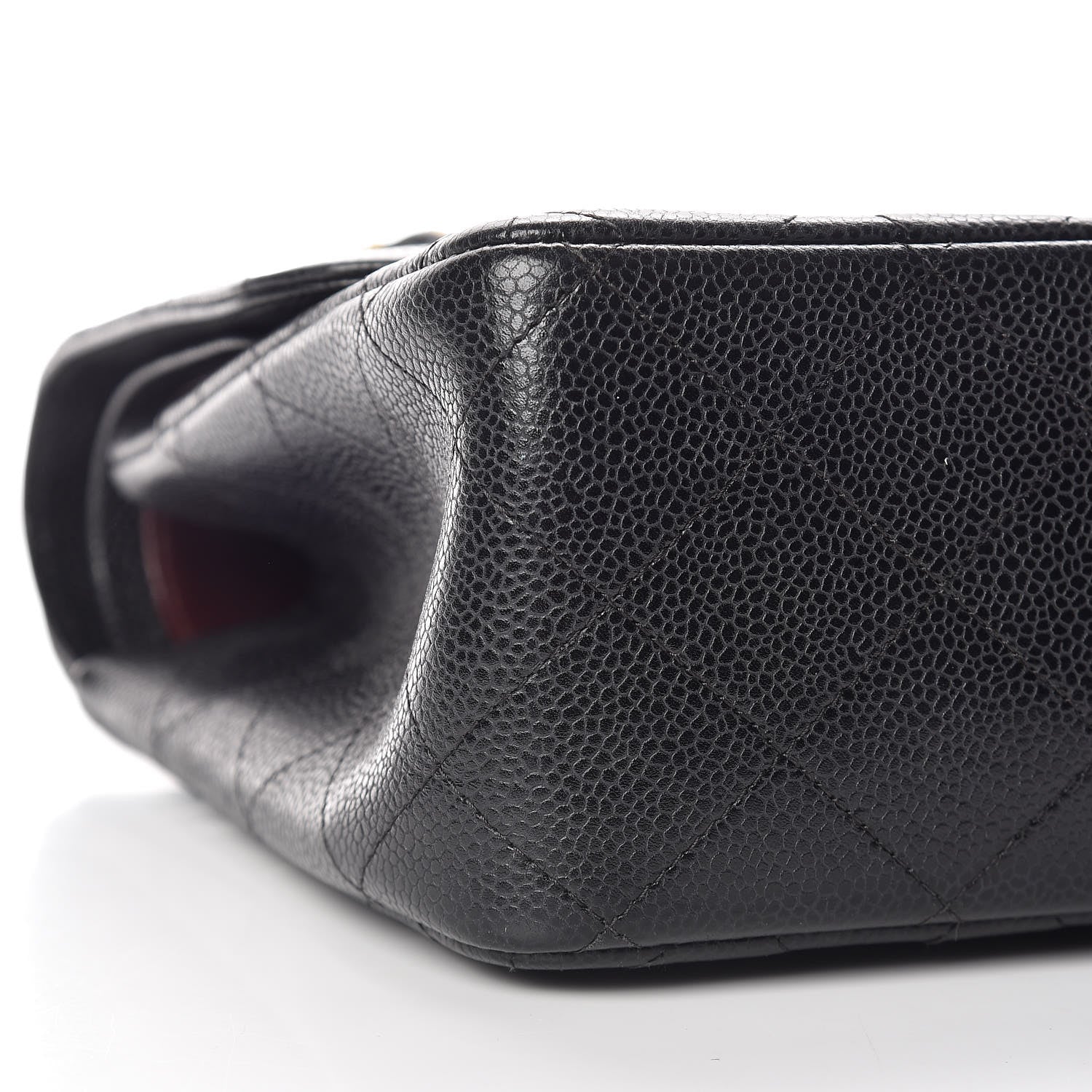 Chanel Caviar Quilted Jumbo Double Flap Black 5 of 12