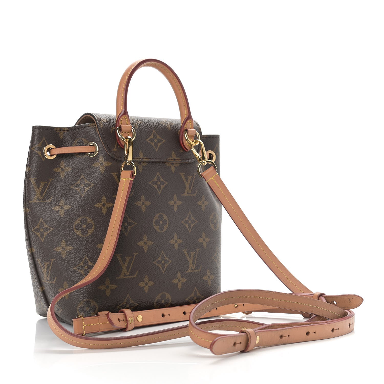 Louis Vuitton Monogram Montsouris BB Backpack Natural 3 of 12