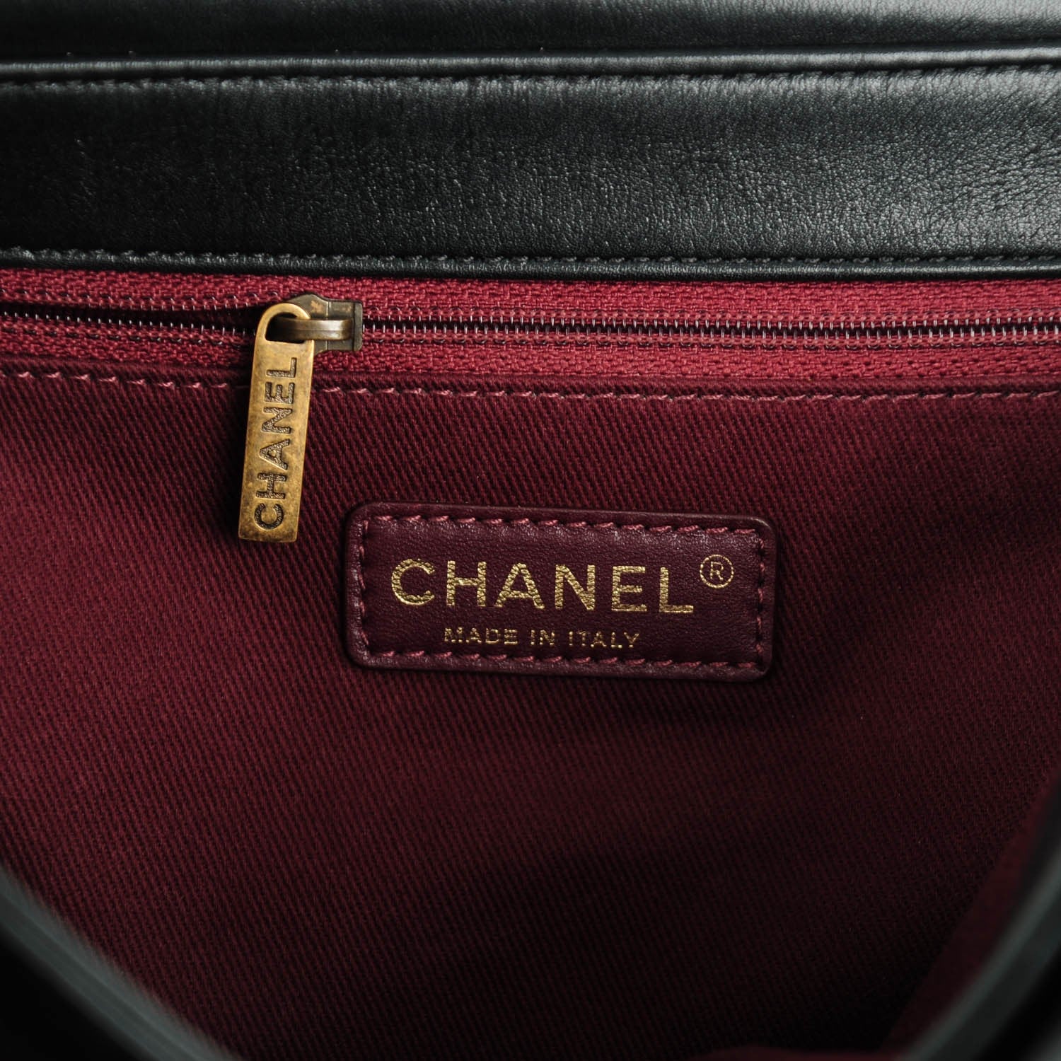 Chanel Calfskin Quilted Large Perfect Edge Flap Black 6 of 8
