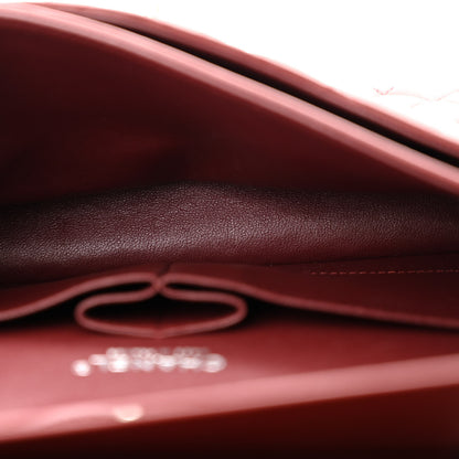 Chanel Lambskin Quilted Medium Double Flap Burgundy 5 of 13