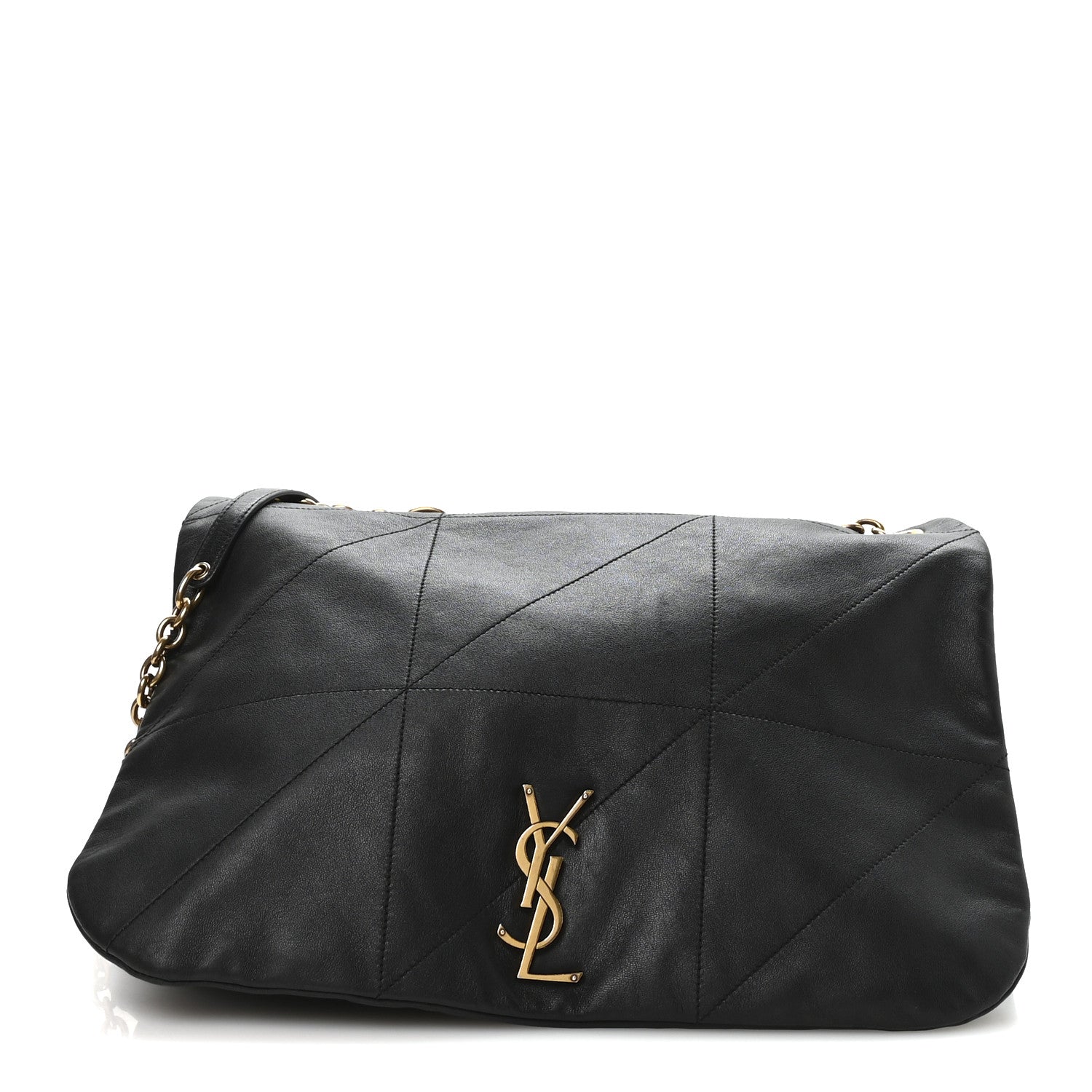 Saint Laurent Lambskin Matelasse Monogram Large Jamie 4.3 Black 1 of 10