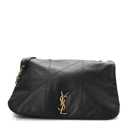 Saint Laurent Lambskin Matelasse Monogram Large Jamie 4.3 Black 1 of 10