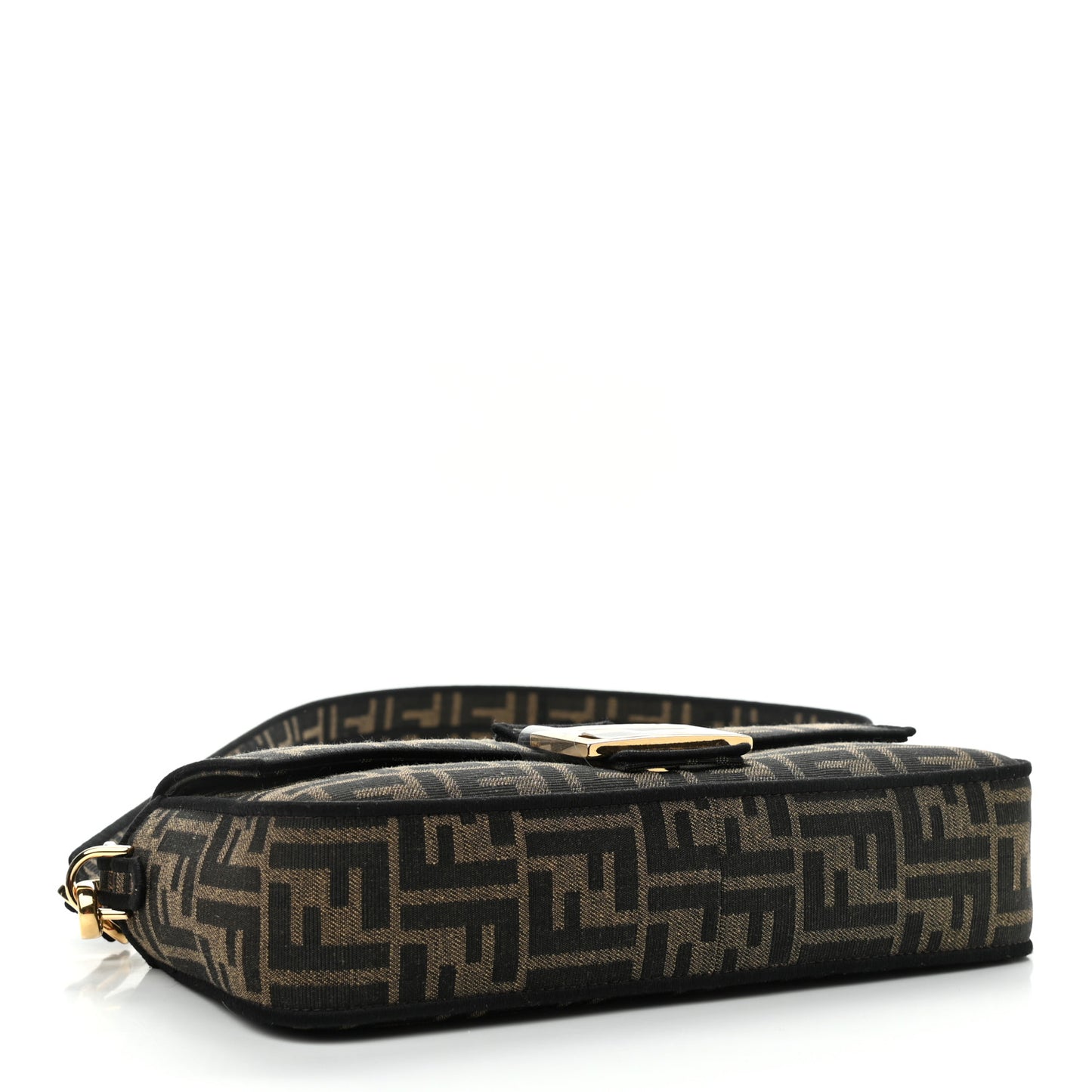 Fabric Jacquard FF 1974 Medium Baguette Tobacco Moro Black
