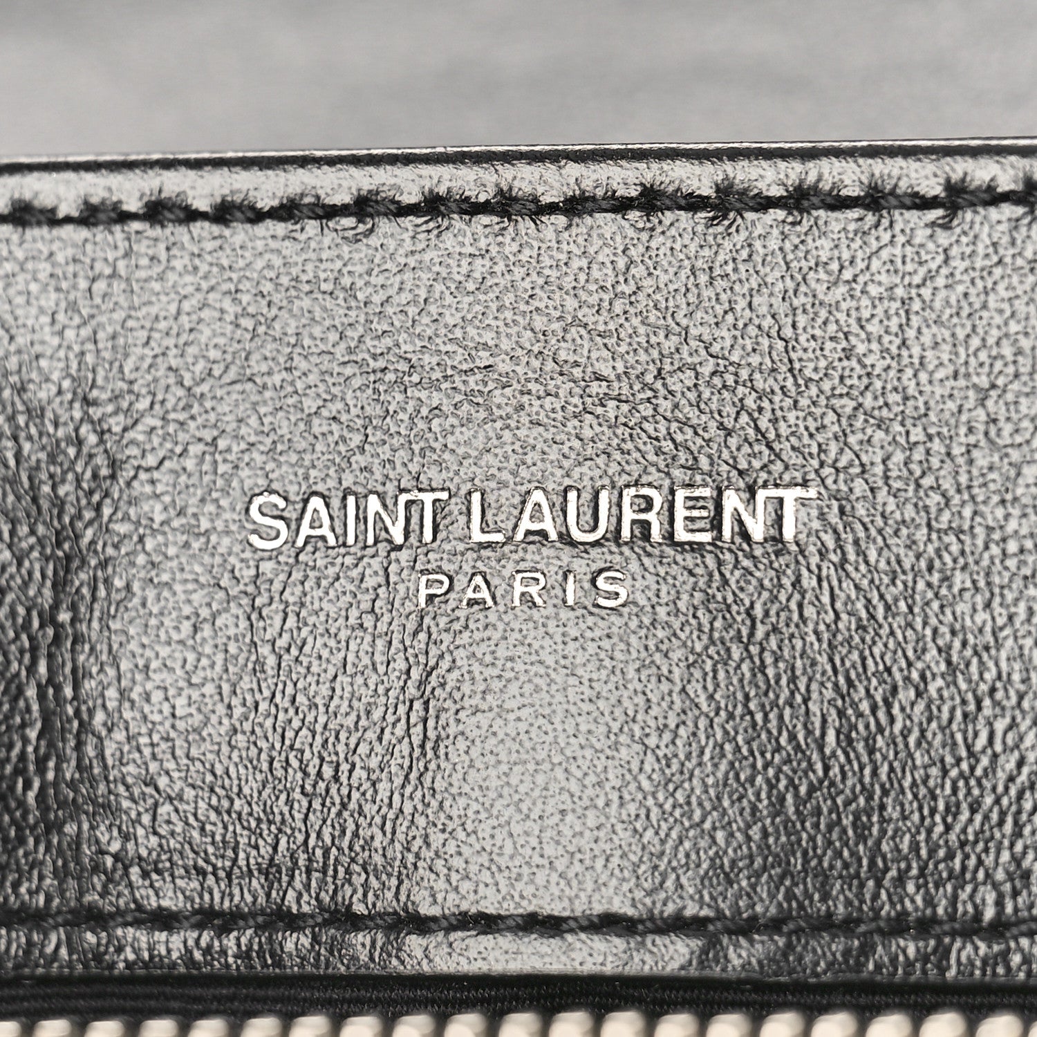 Saint Laurent Calfskin Y Quilted Monogram Small Loulou Chain Satchel Black 6 of 8