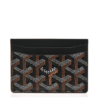 Goyard Goyardine Saint Sulpice Card Holder Black 1 of 6