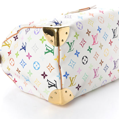Louis Vuitton Monogram Multicolor Speedy 30 White 6 of 8