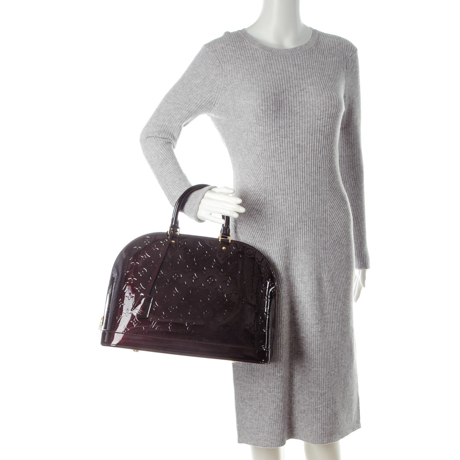 Louis Vuitton Vernis Alma GM Amarante 2 of 7