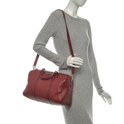 Gucci Microguccissima Medium Boston Red 2 of 10