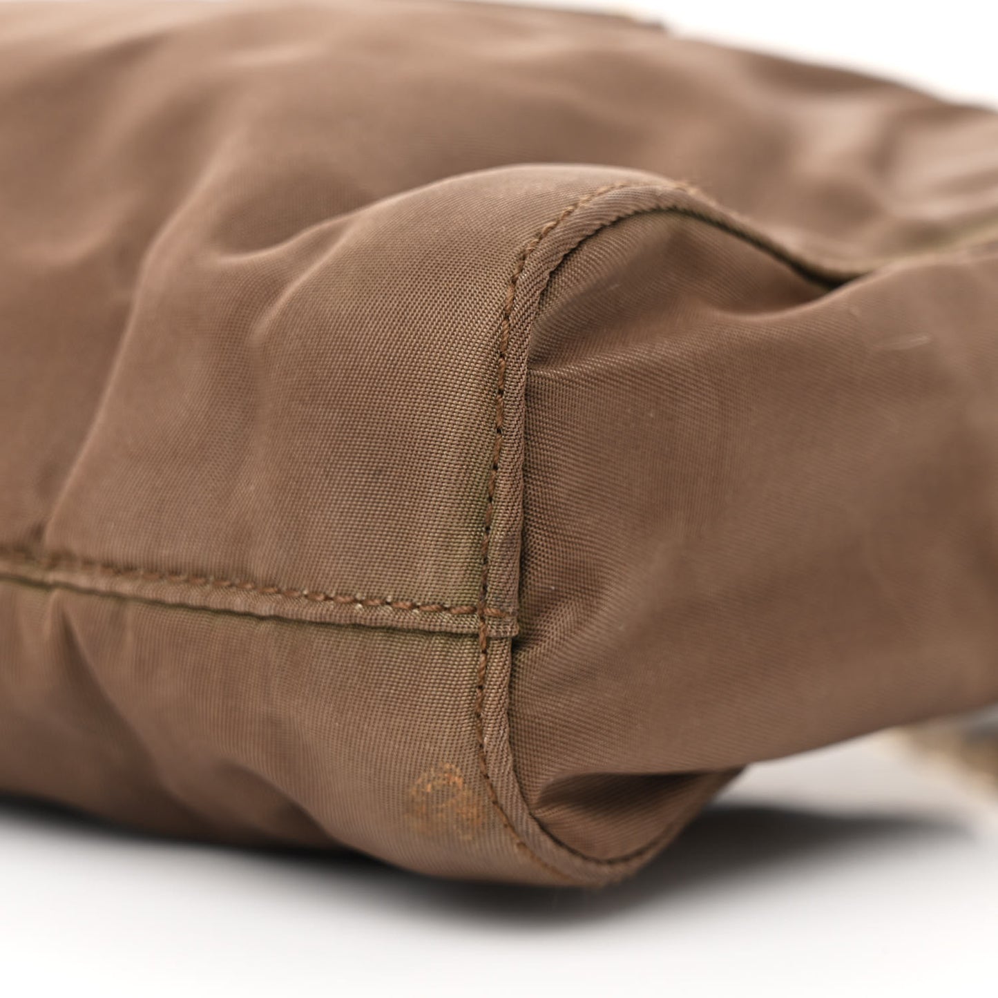 Tessuto Nylon Catena Shoulder Bag Antilope