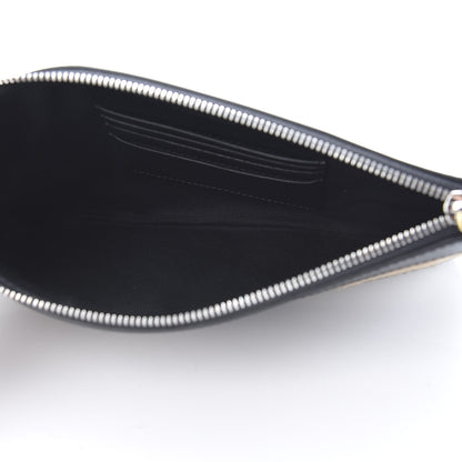 Burberry Mega Check Peyton Crossbody Clutch Bag Black 5 of 12
