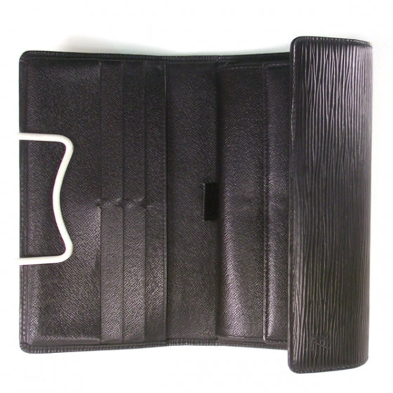 Epi Porte Tresor International Wallet BLACK