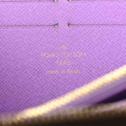 Louis Vuitton Damier Ebene Illustre Zippy Wallet Violet 6 of 12
