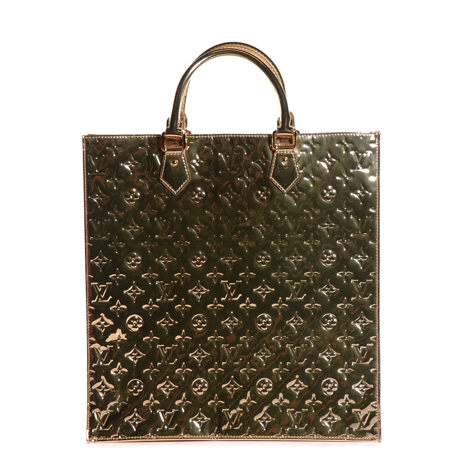Louis Vuitton Monogram Miroir Sac Plat Gold 1 of 7