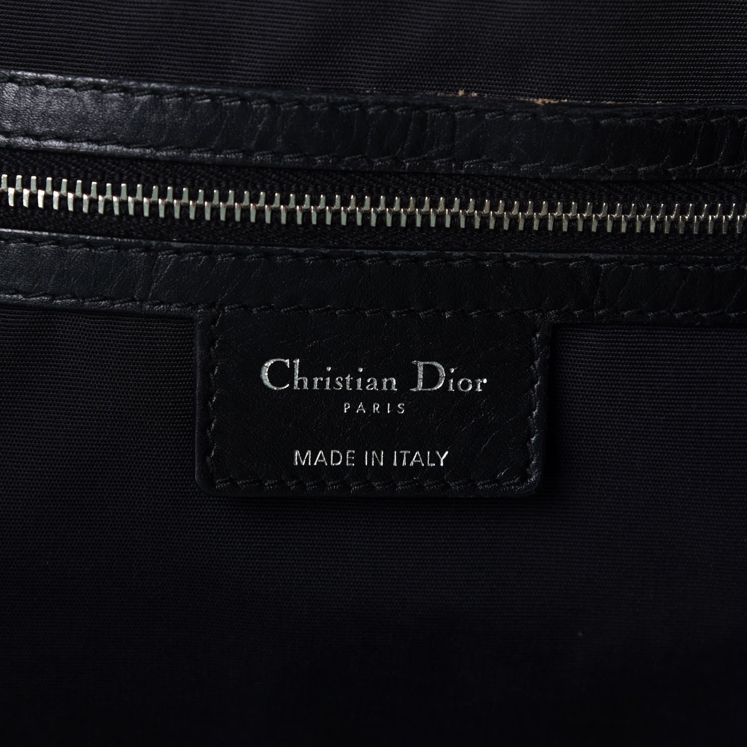 Christian Dior Coated Canvas Cannage Medium Panarea Tote Black 5 of 6