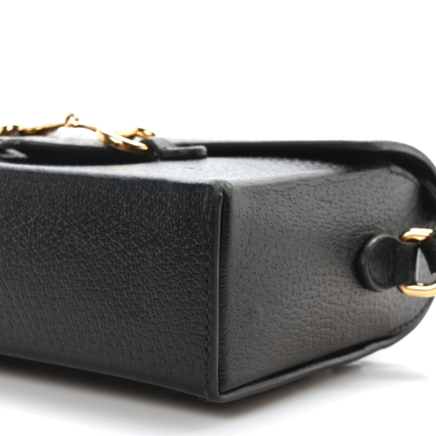 Gucci Calfskin Horsebit 1955 Shoulder Bag Black 9 of 9