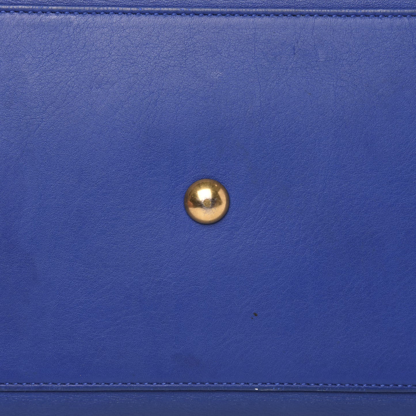 Calfskin Small Classic Y Cabas Royal Blue