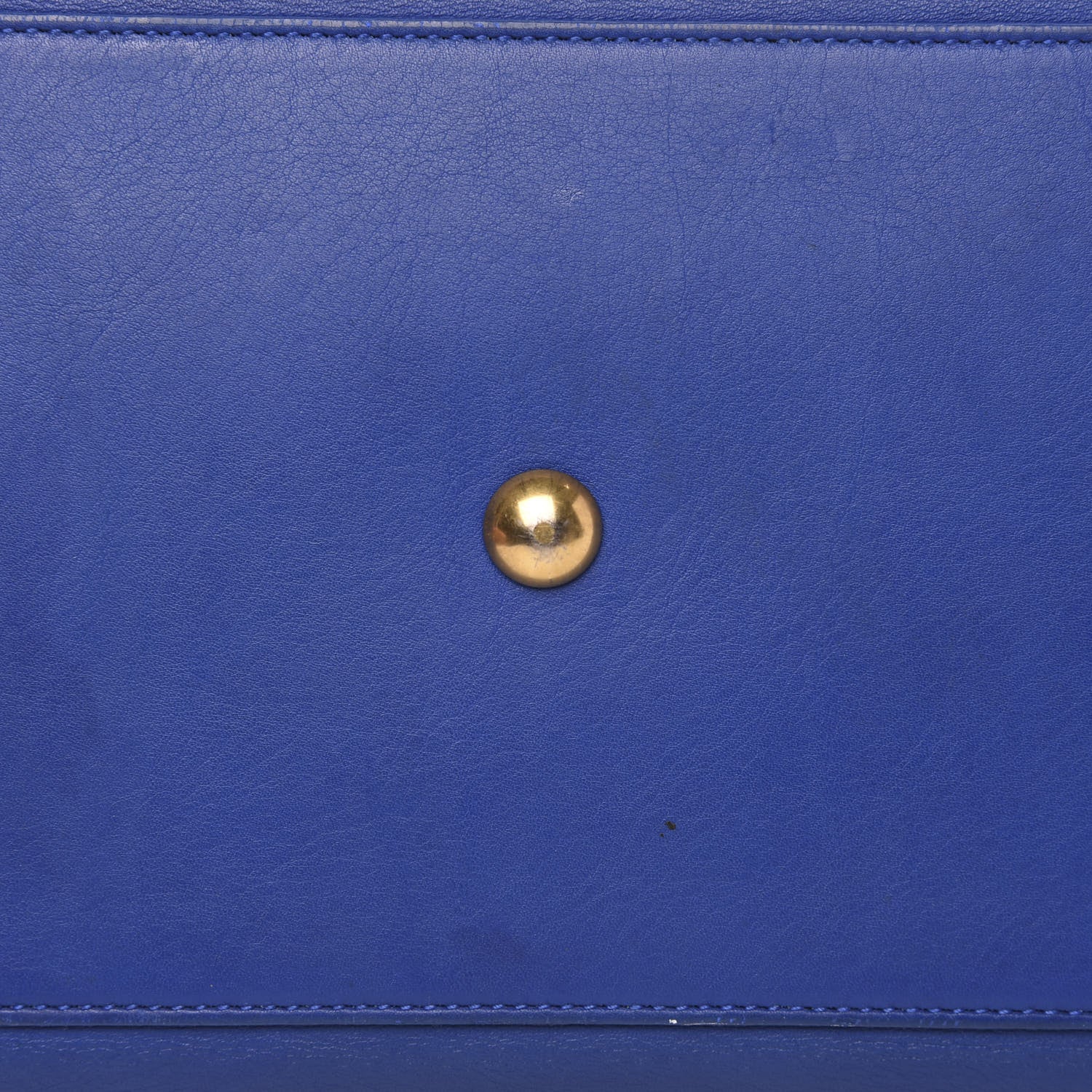 Saint Laurent Calfskin Small Classic Y Cabas Royal Blue 10 of 20
