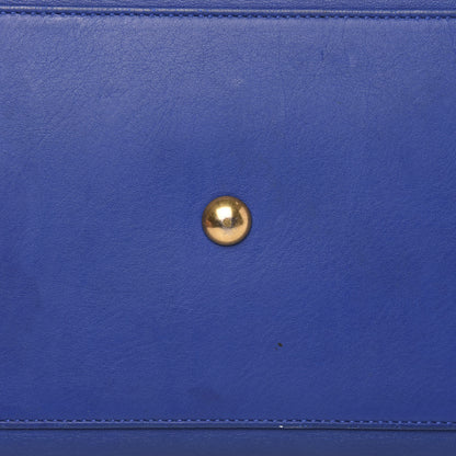 Saint Laurent Calfskin Small Classic Y Cabas Royal Blue 10 of 20
