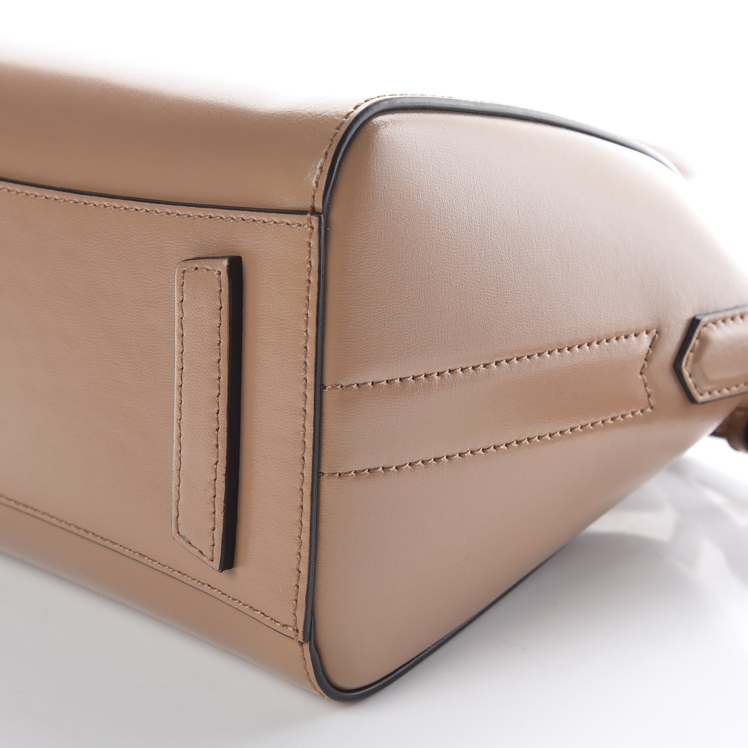 Givenchy Shiny Lord Calfskin Mini Antigona Dark Beige 5 of 10