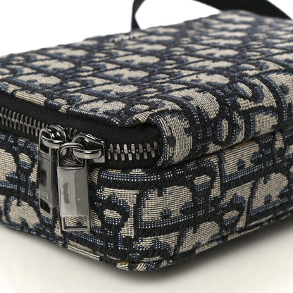 Christian Dior Oblique Pouch Navy Blue 8 of 11