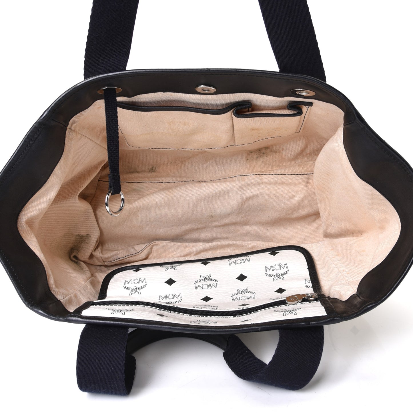 Visetos Tote White Black