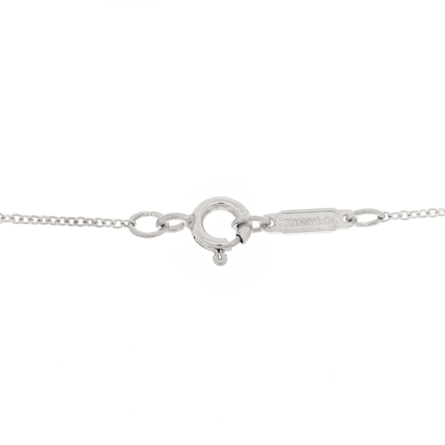 Tiffany Sterling Silver Puffed Heart Pendant Necklace 4 of 4