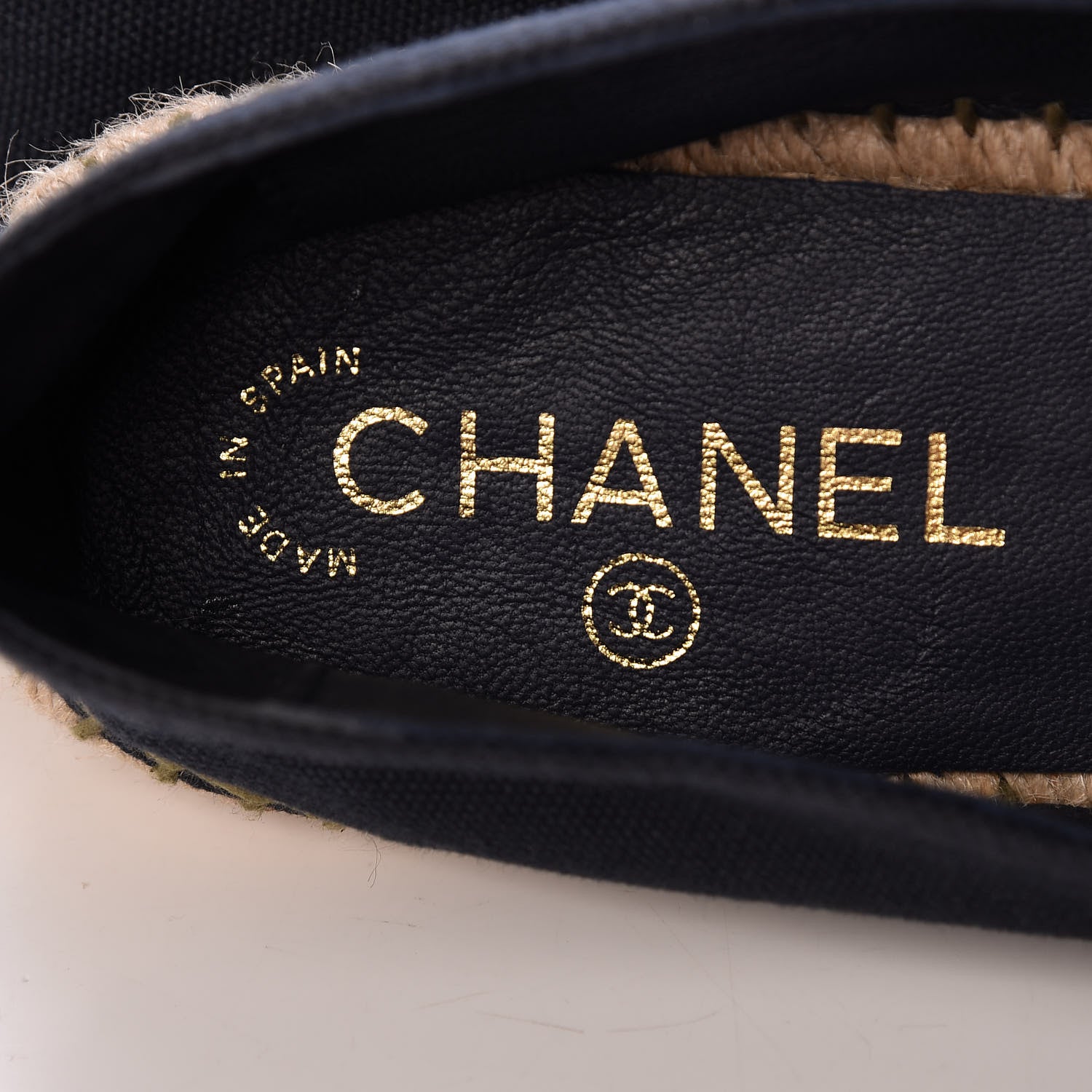 Chanel Fabric Biarritz CC Espadrilles 40 Blue Green 9 of 11