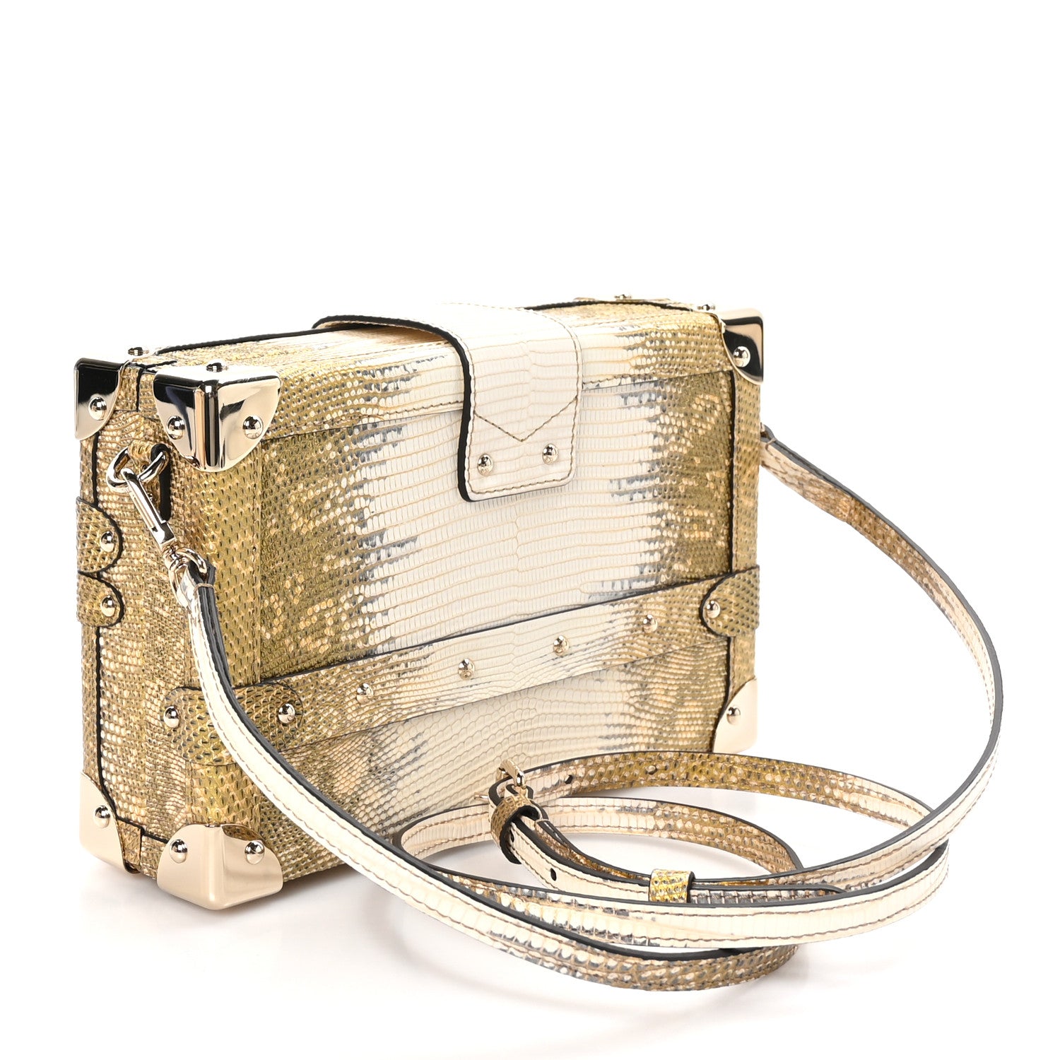 Louis Vuitton Lizard Petite Malle Vegetal Luxe 3 of 9