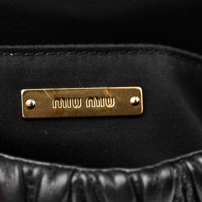 Miu Miu Nappa Matelasse Crossbody Black 6 of 9