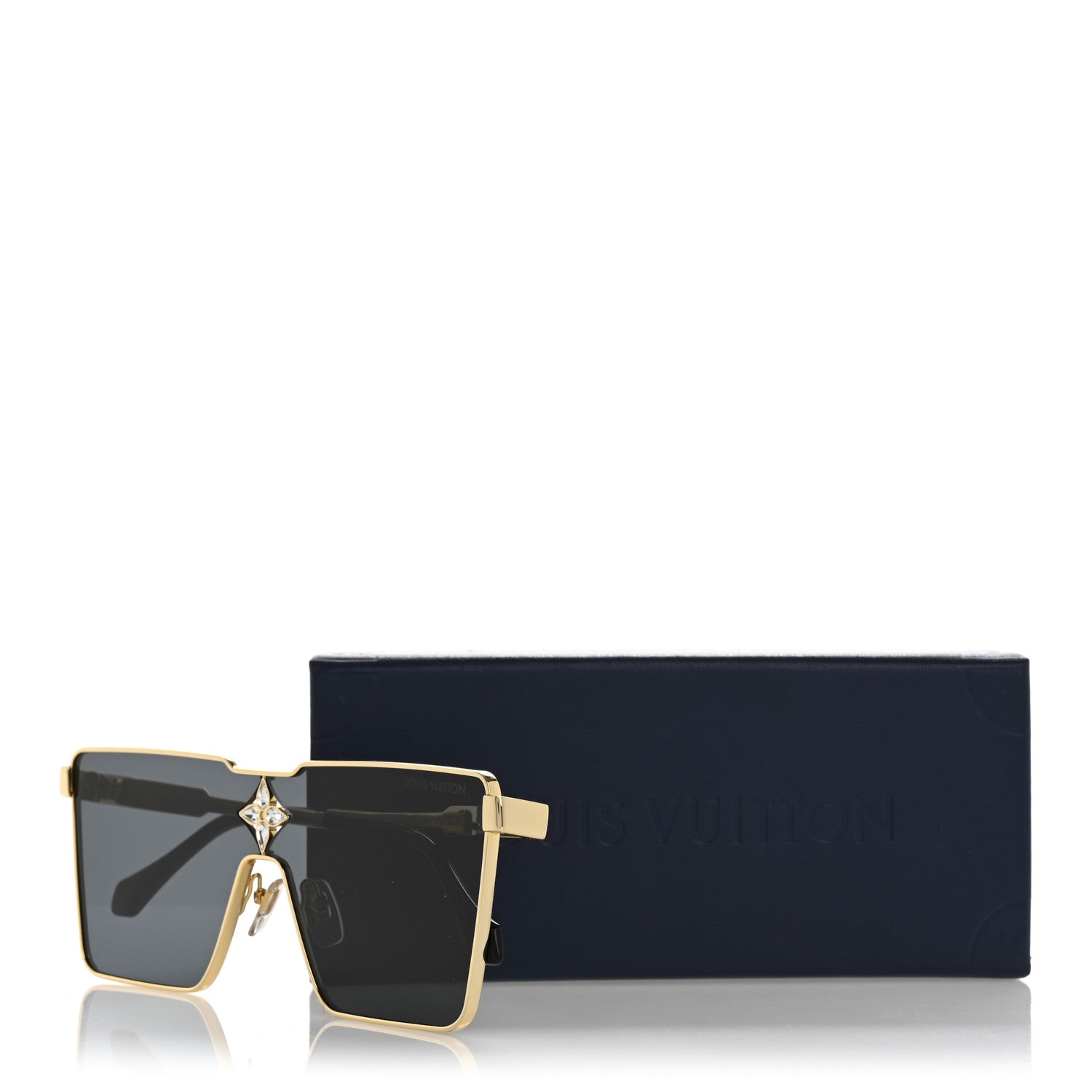 Louis Vuitton Acetate Swarovski Crystal Cyclone Sunglasses Z1700U