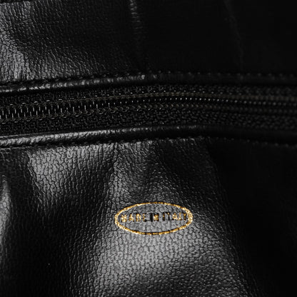 Chanel Lambskin Quilted Briefcase Laptop Bag Black 10 of 11