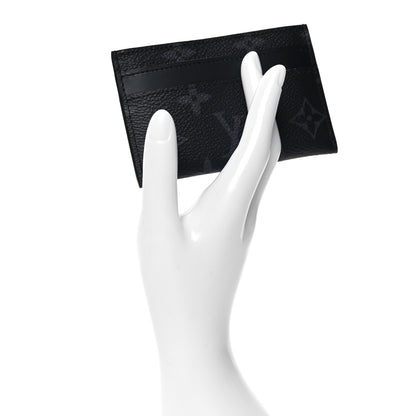 Louis Vuitton Monogram Eclipse Porte-Cartes Double Card Holder 2 of 6