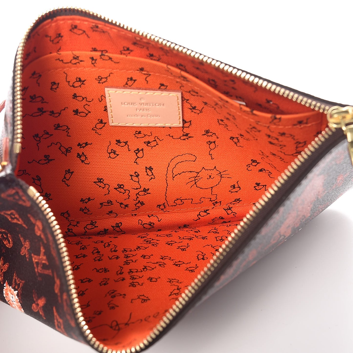 Catogram Neverfull MM GM Pochette Marron