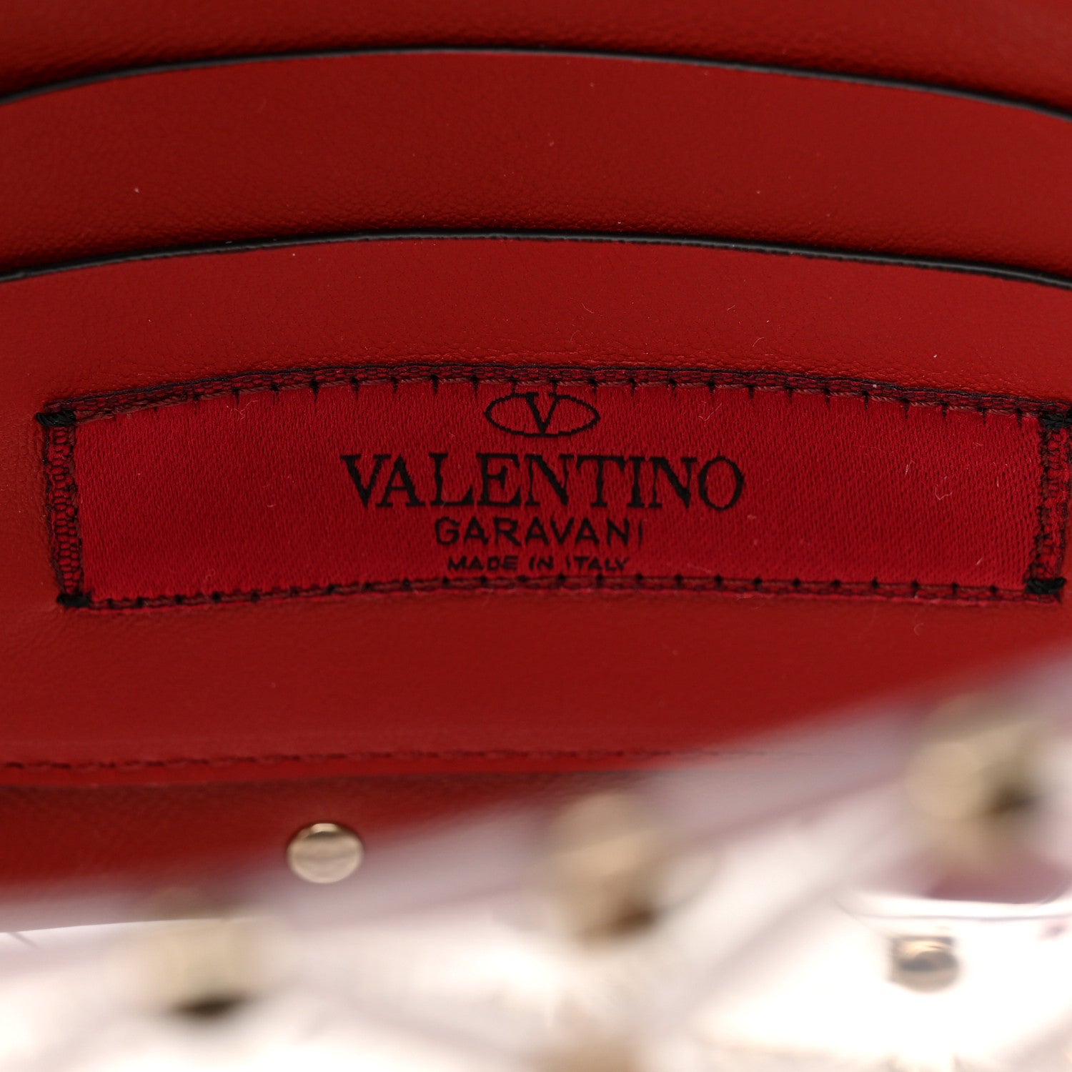 Valentino Garavani PVC Medium Rockstud Spike Shoulder Bag 6 of 10