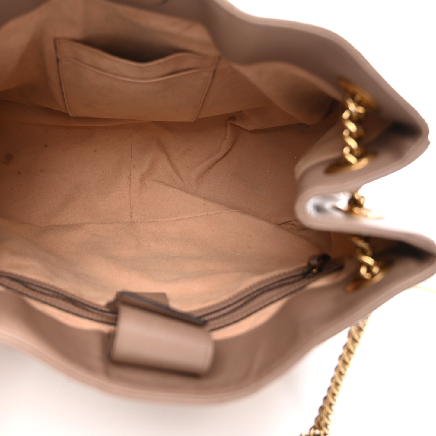Calfskin Matelasse Medium GG Marmont Shoulder Tote Bag Porcelain Rose
