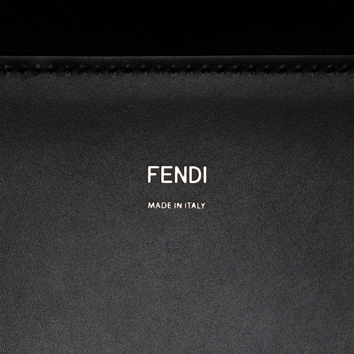 Fendi Vitello King Plexiglass Medium Fendi Sunshine Shopper Tote Black 6 of 8