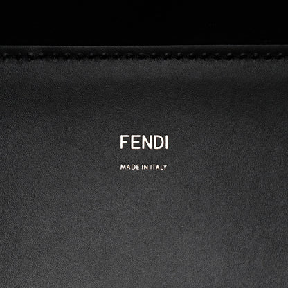 Fendi Vitello King Plexiglass Medium Fendi Sunshine Shopper Tote Black 6 of 8