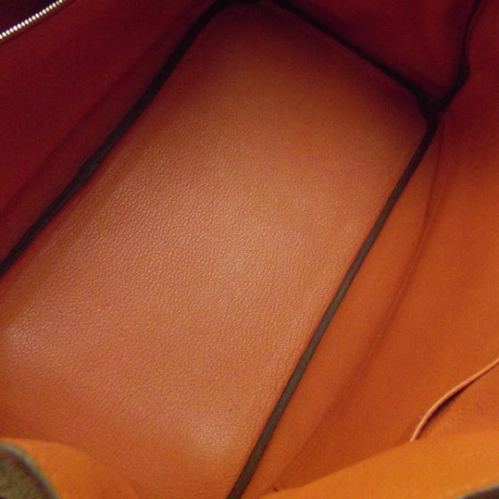 Togo Birkin 35 Orange