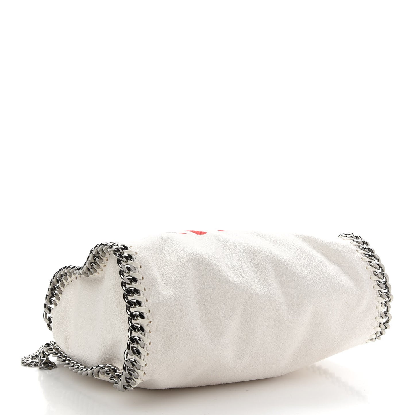 Shaggy Deer Embroidered Ed Curtis Falabella Mini Tote Chalk