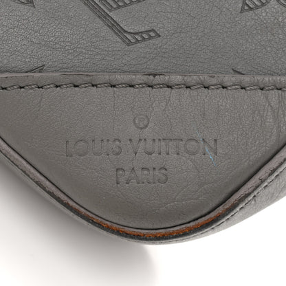 Louis Vuitton Calfskin Monogram Shadow Duo Messenger Anthracite Gray 12 of 14