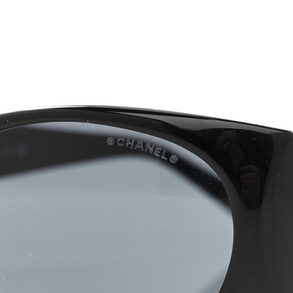 Chanel Acetate Pearl CC Sunglasses 5082-H Black 7 of 8