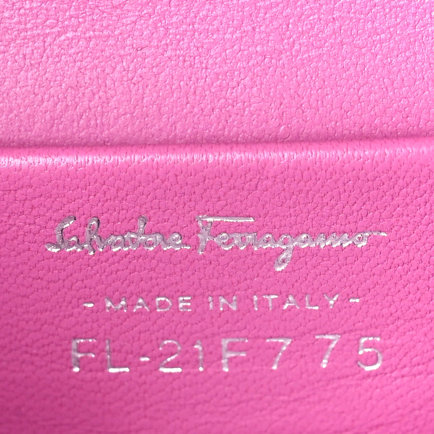 Salvatore Ferragamo Crocodile Bar Clutch Crossbody Bag Pink 6 of 10