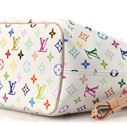 Louis Vuitton LV X TM Monogram Multicolor Neverfull MM White 10 of 11