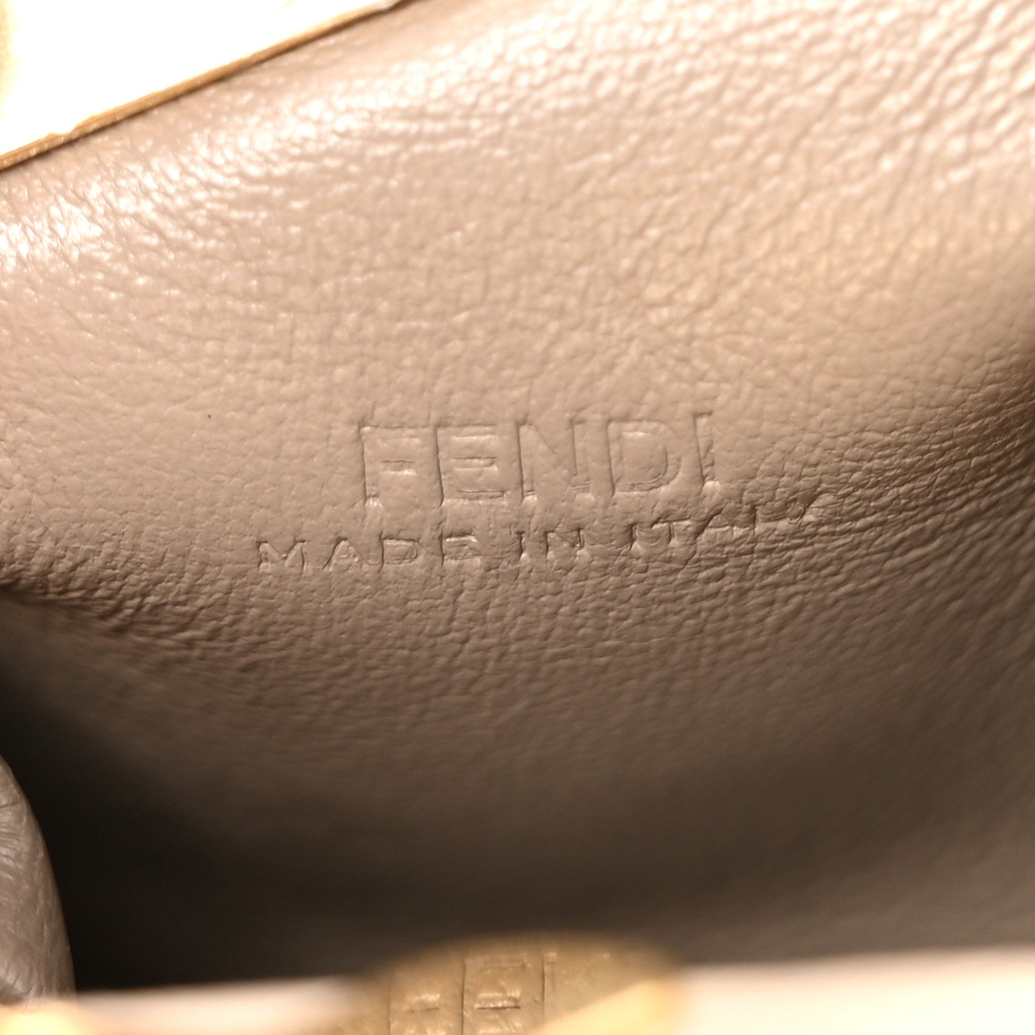 Fendi Shiny Nappa Nano Fendi First Bag Charm Dove Gray 6 of 11